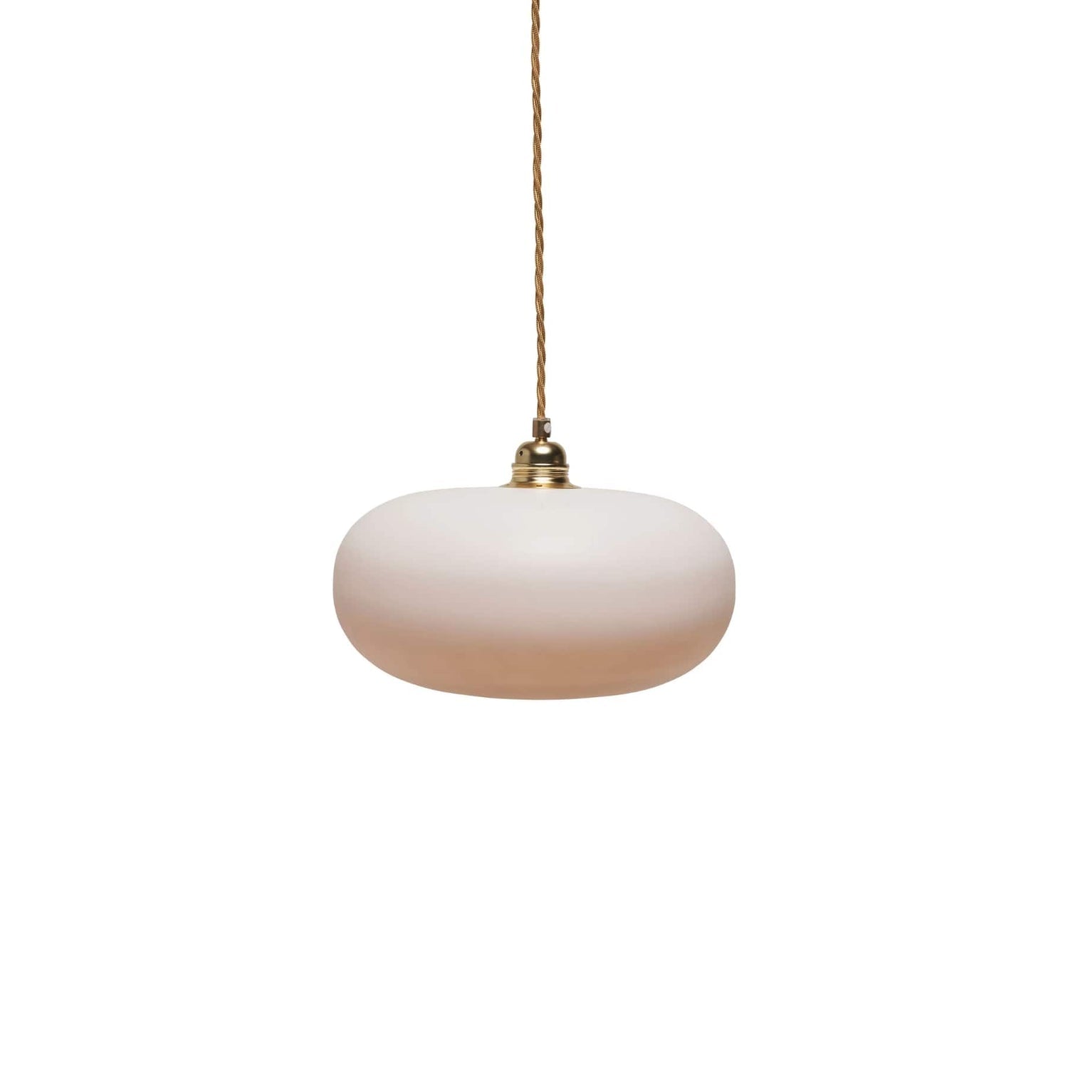 Horizon Medium Pendant Light Marshmallow & Matt Gold