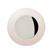 Horizon Medium Bathroom Vanity Light Marshmallow & Shiny Silver