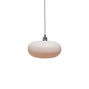 Horizon Medium Pendant Light Marshmallow & Matt Silver