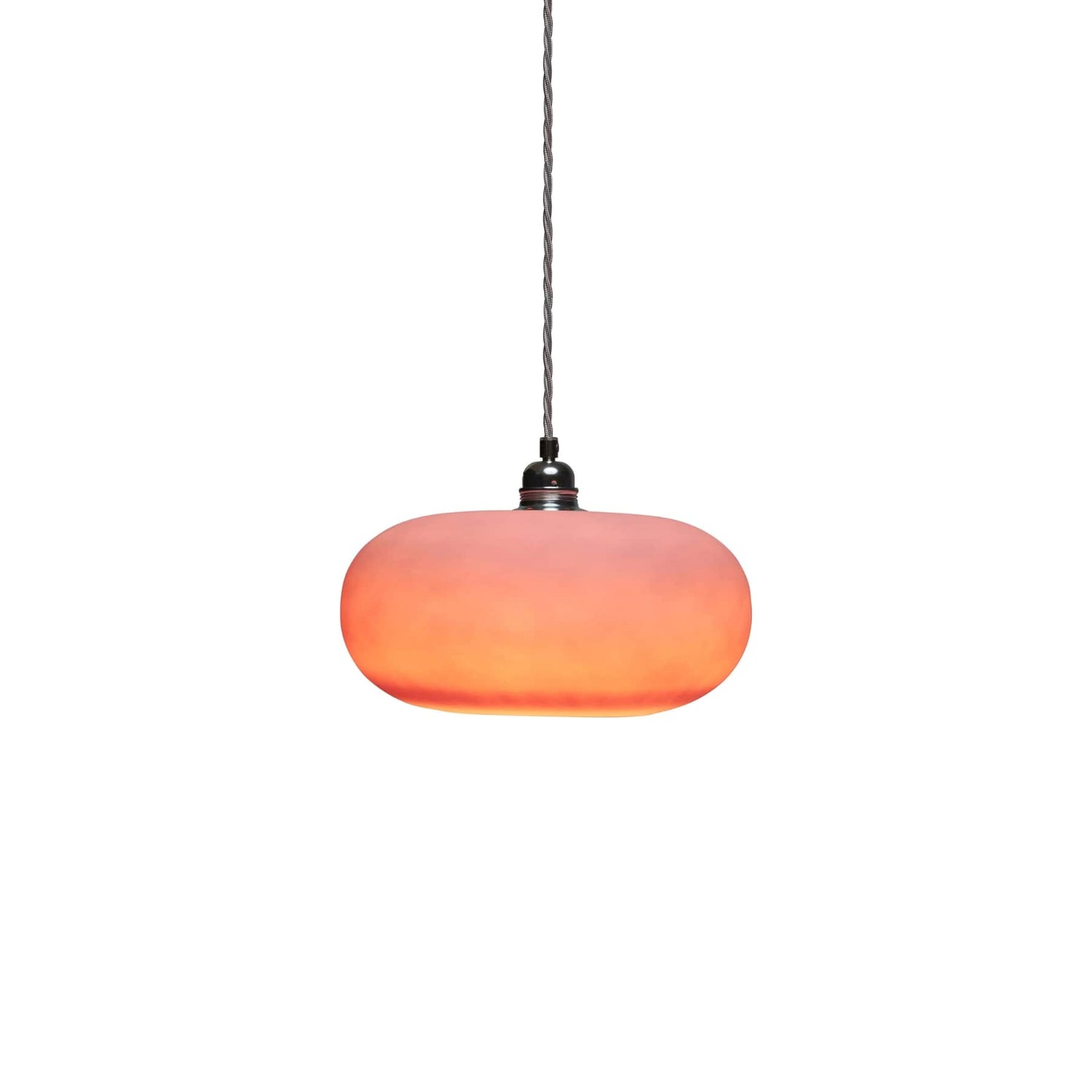 Horizon Medium Pendant Light Candy & Matt Silver