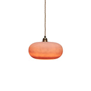 Horizon Medium Pendant Light Latte & Matt Gold