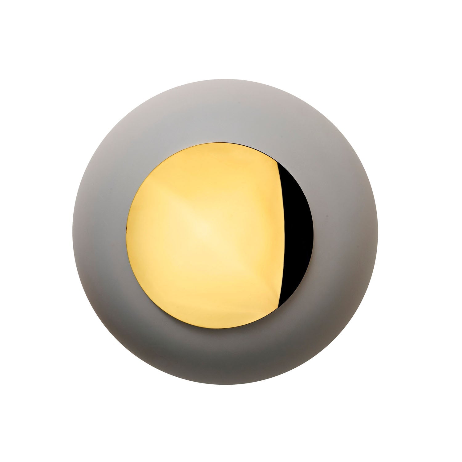 Horizon Medium Bathroom Vanity Light Earl Grey & Shiny Gold