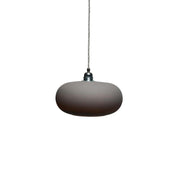 Horizon Medium Pendant Light Earl Grey & Matt Silver