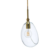 Embrace Medium Pendant Light Shiny Gold & Clear