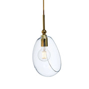 Embrace Medium Pendant Light Shiny Gold & Clear