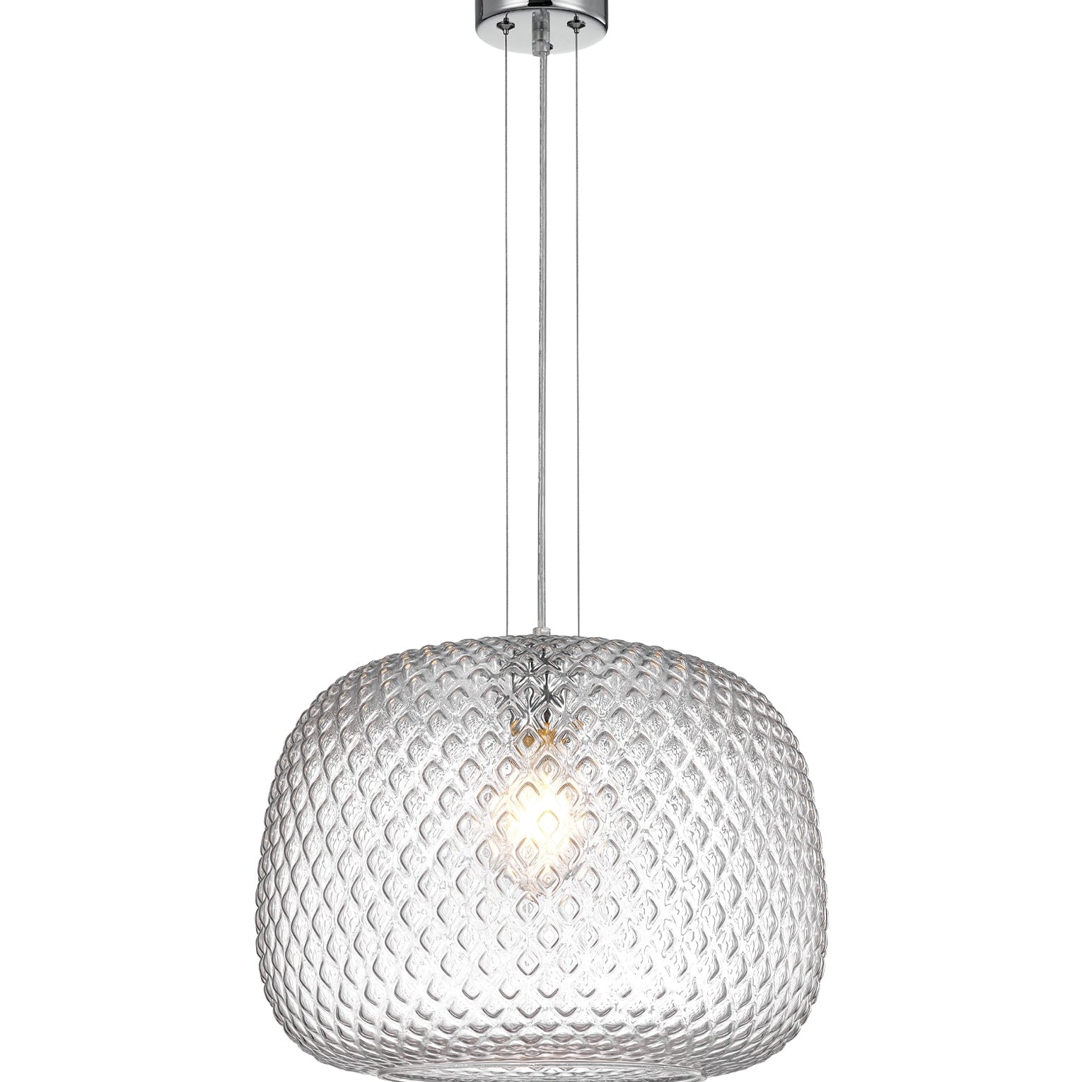 LABU: Interior Dome Glass with Segments Pendant Lights