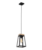 LANTERNA: Scandinavian Wood Trapezium Pendant Lights