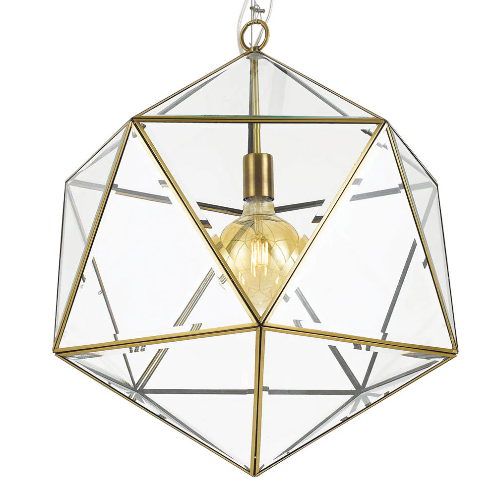 LAZLO 50 PENDANT SOLID BRASS
