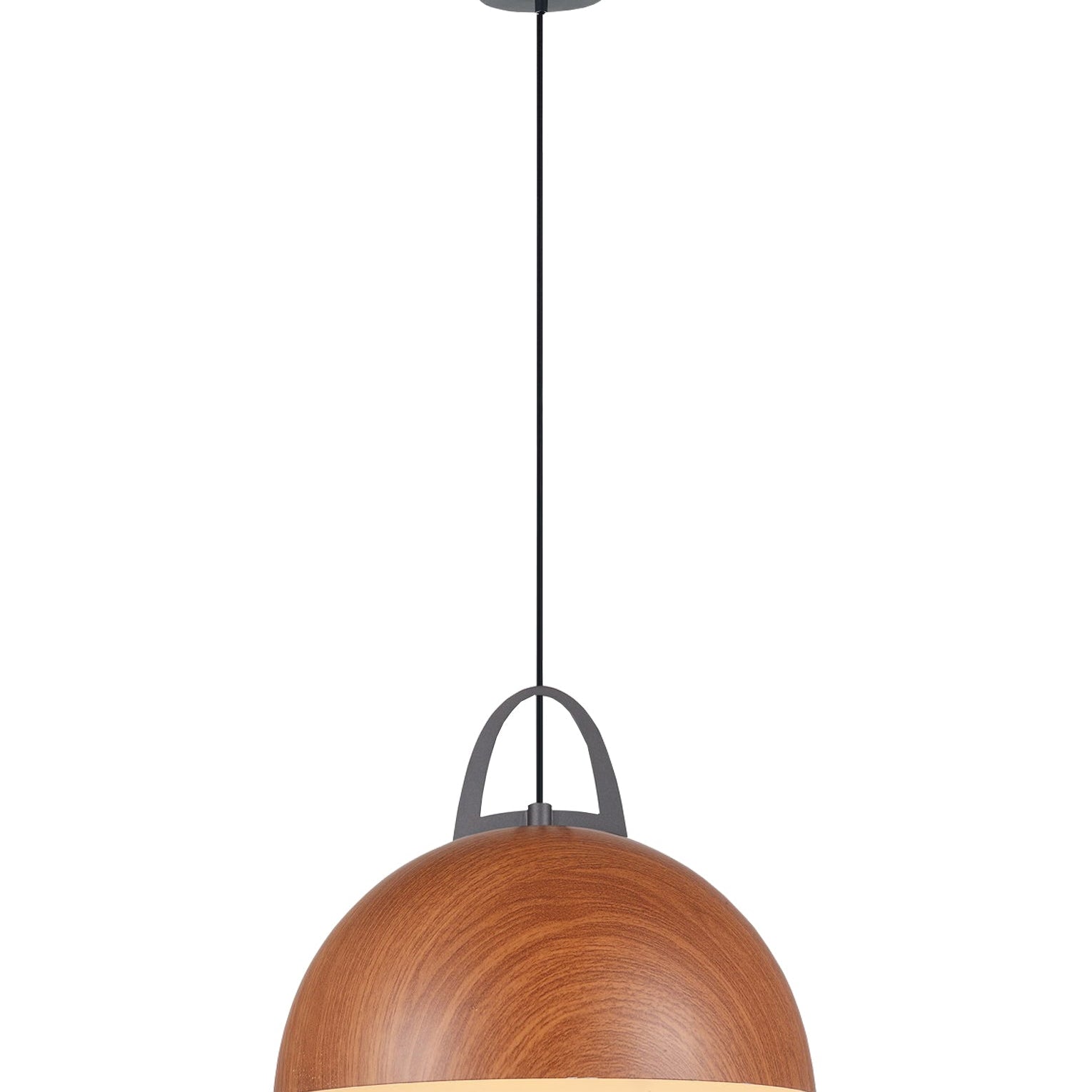 LEGNA: Retro Replica Wood Dome Shape Pendant Lights