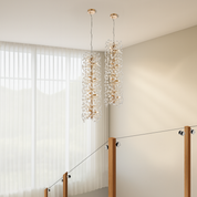 LERIDA 12 LIGHT VERTICAL PENDANT
