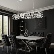 LERIDA 18 LIGHT RECTANGULAR PENDANT