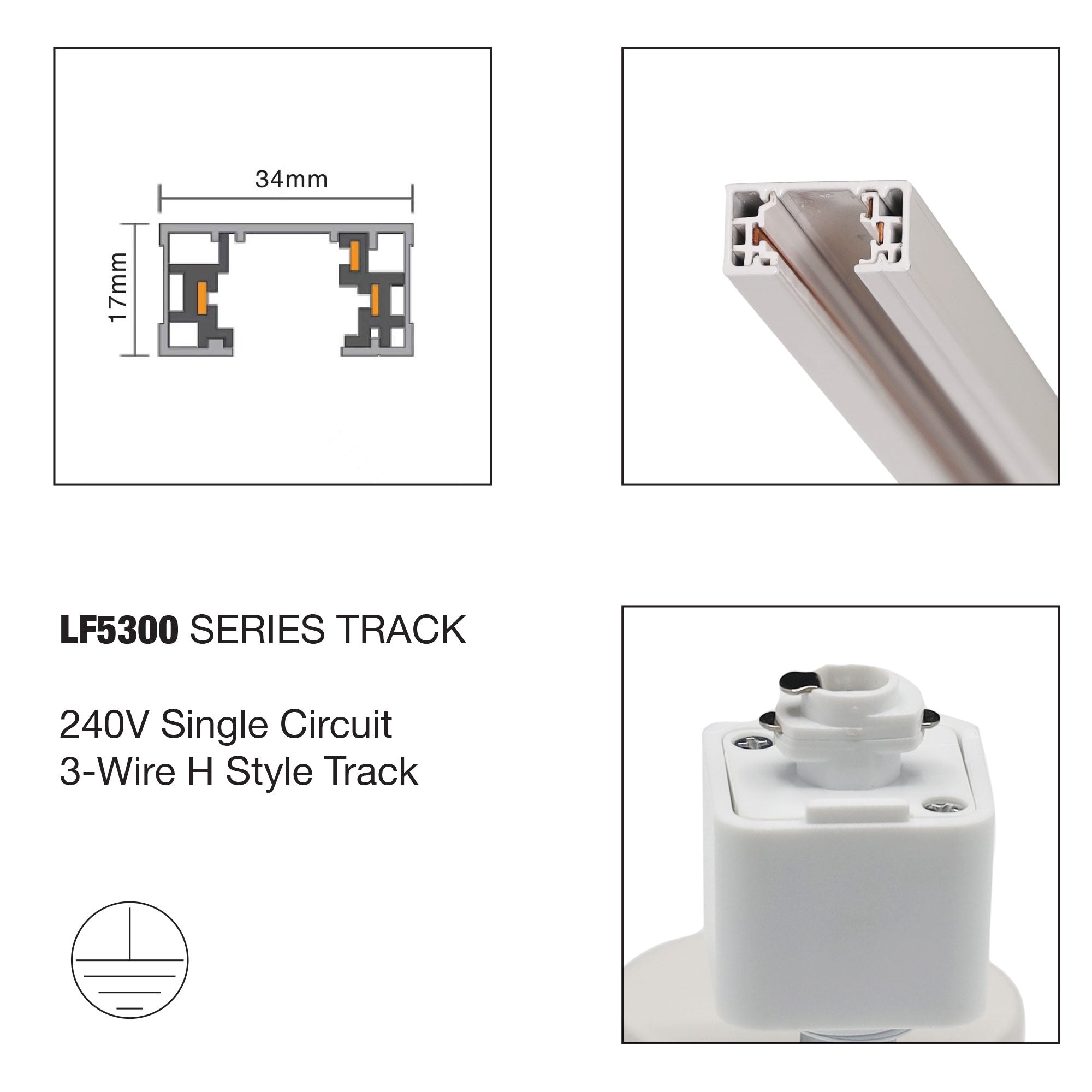 BARIL.3 TRACK WHITE - 3 lt Track Kit White