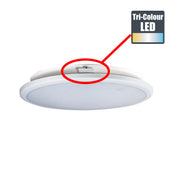 OMAR.30 WHITE - TriColour LED Ceiling Light