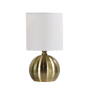LOTTI ANTIQUE BRASS - ON / OFF Touch Lamp in Antique Brass Finish