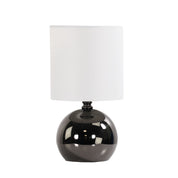 LOTTI GUNMETAL - ON / OFF Touch Lamp in Gunmetal Finish