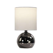 LOTTI GUNMETAL - ON / OFF Touch Lamp in Gunmetal Finish