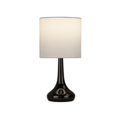 LOLA GUNMETAL - ON / OFF Touch Lamp in Gunmetal Finish