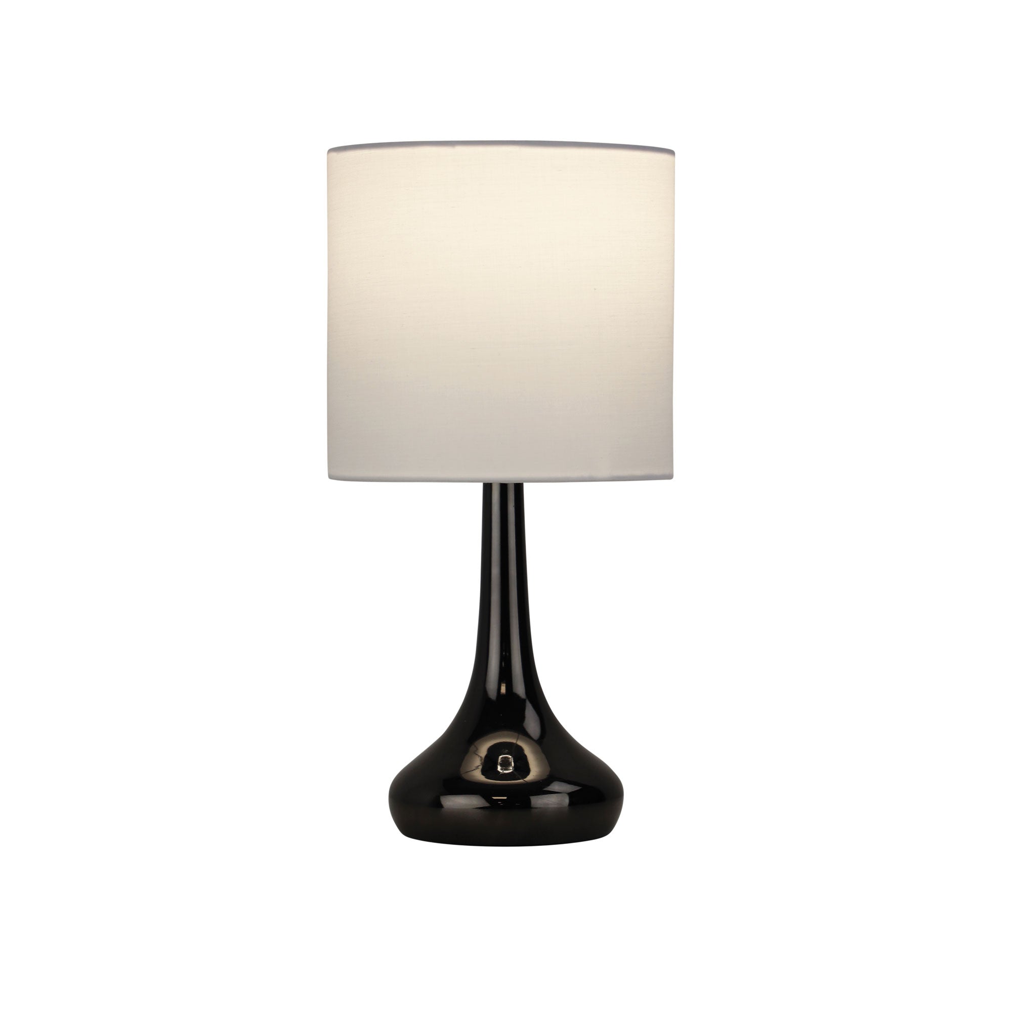 LOLA GUNMETAL - ON / OFF Touch Lamp in Gunmetal Finish