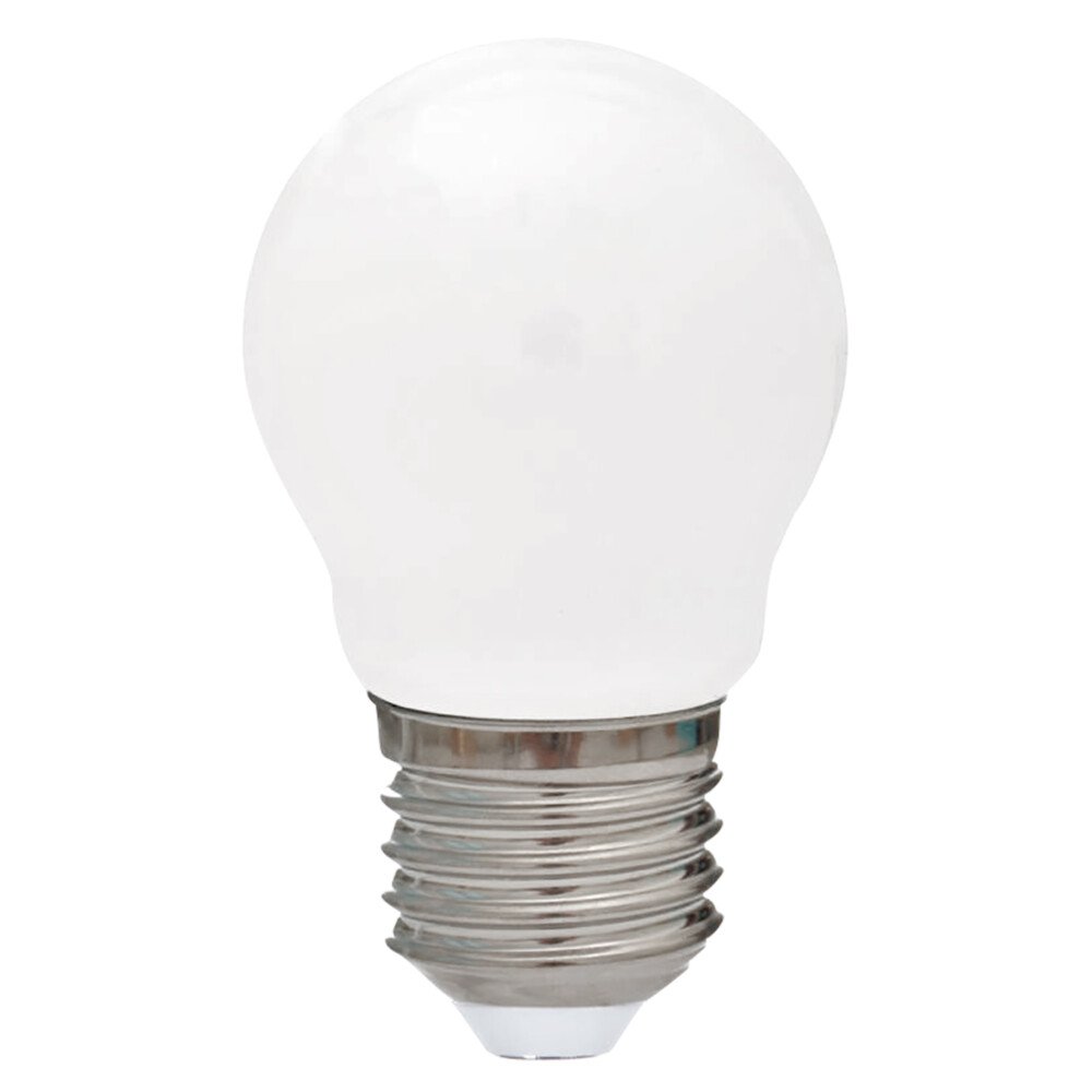 Fancy LED Filament Globe 240V 4W ES Opal Glass 2700K