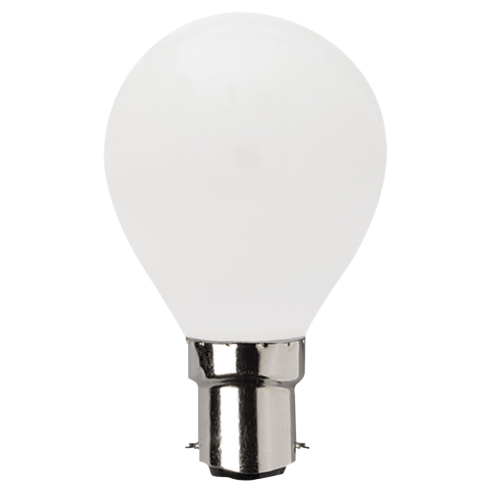 Fancy LED Filament Globe 240V 4W SBC Opal Glass 2700K