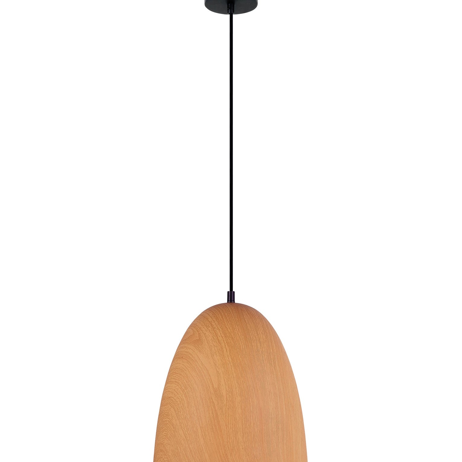 LIGNA: Retro Replica Wood Oblong Pendant Lights