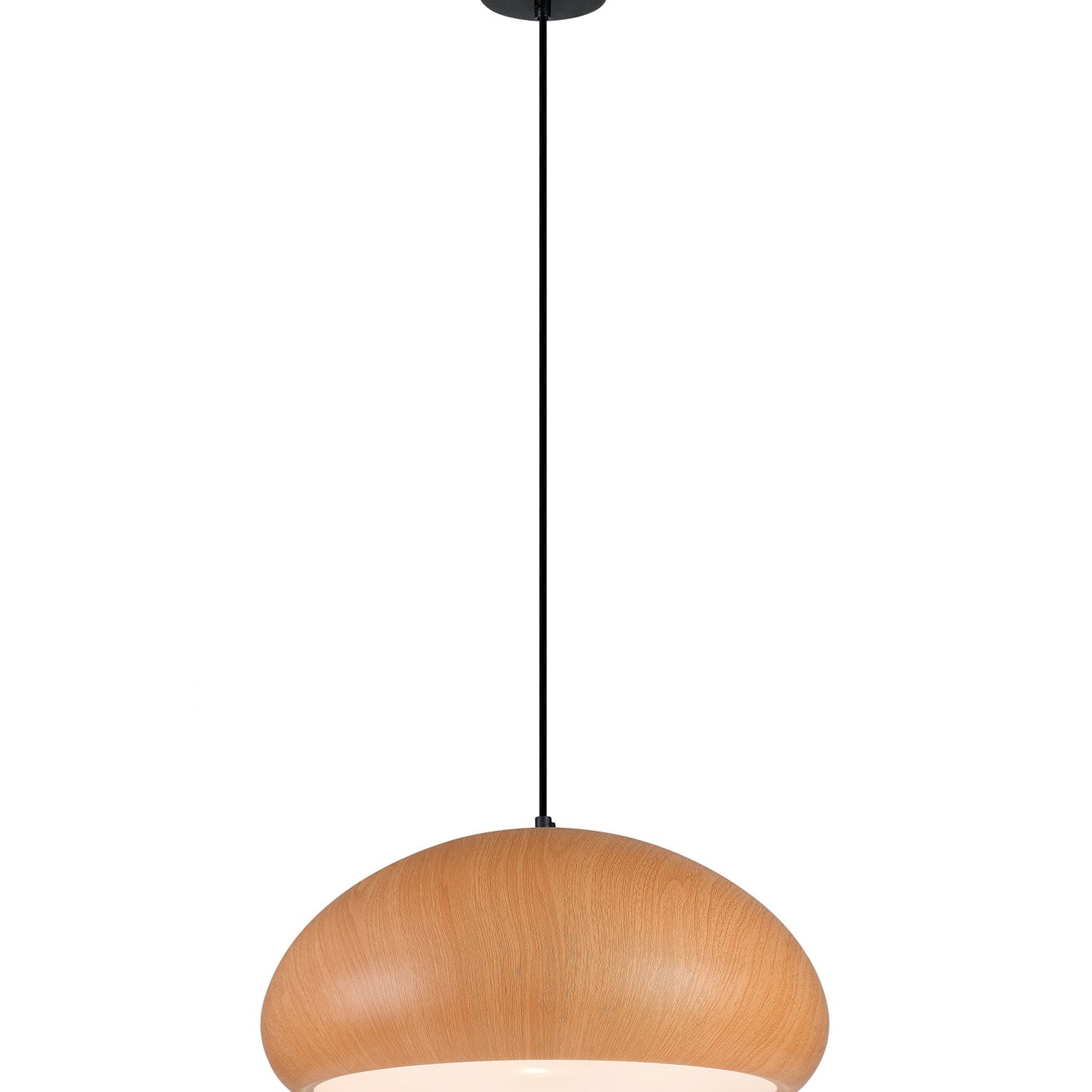 LIGNA: Retro Dome Replica Wood Pendant Lights