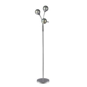 Candice 3 Light Floor Lamp Chrome