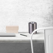 Zaro Table Lamp Satin Chrome Metal 3000K