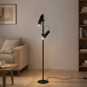 Tara Floor Lamp with Adjustable Head Matte Black