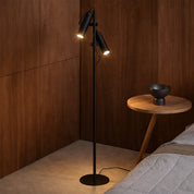 Tara Floor Lamp with Adjustable Head Matte Black