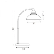 Manor Table Lamp Weathered Brass