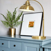 Manor Table Lamp Weathered Brass