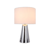Tayla Table Lamp White Metal