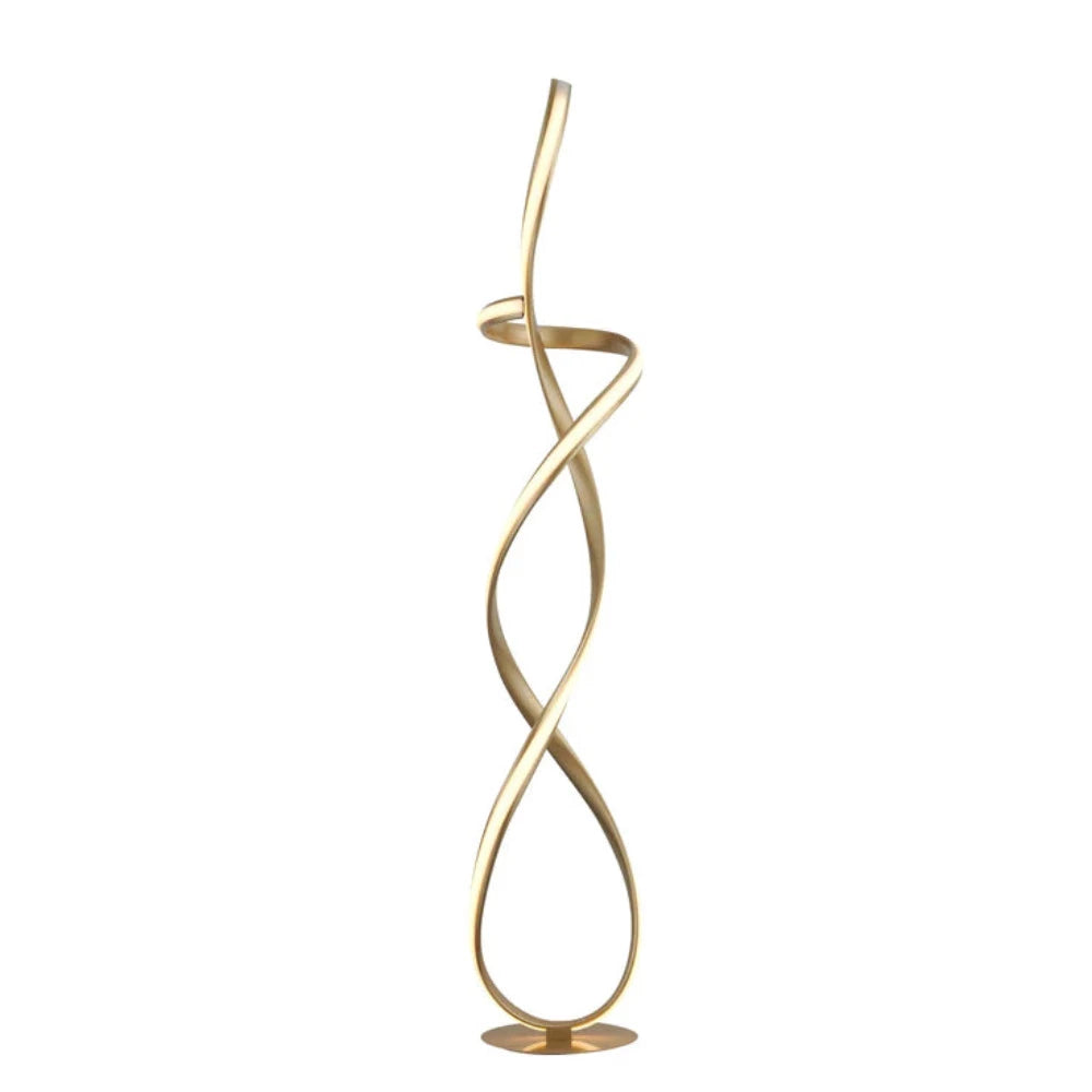 Ainhoa LED Floor Lamp Gold Metal 3000K
