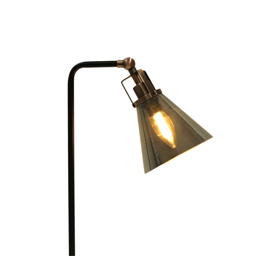 Conea Table Lamp Antique Copper & Smoky