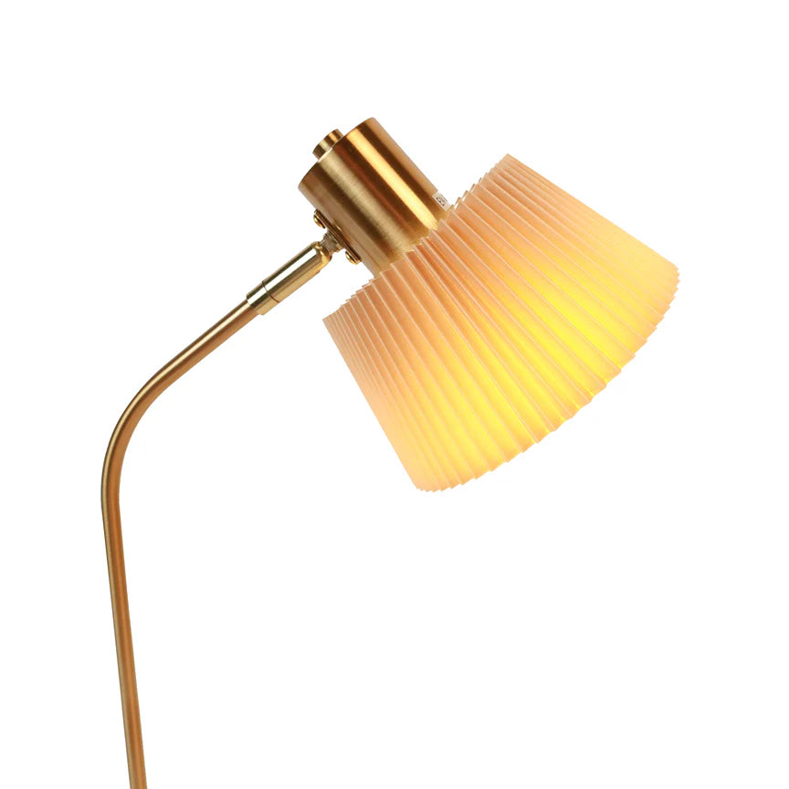 Ruston Table Lamp Brass & Khaki