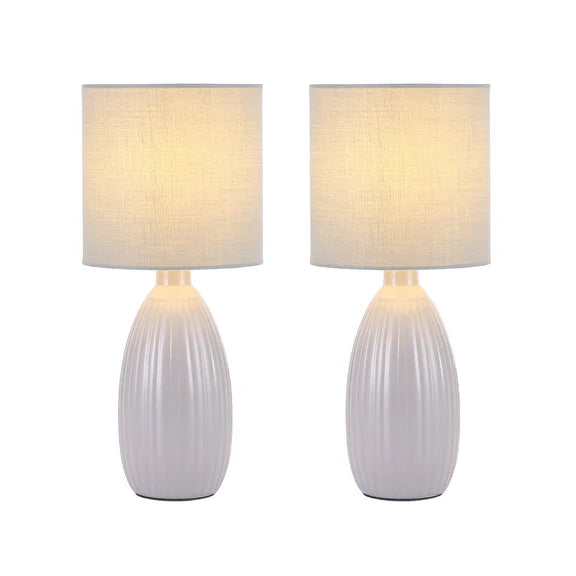 Nora Set of 2 Table Lamp Grey