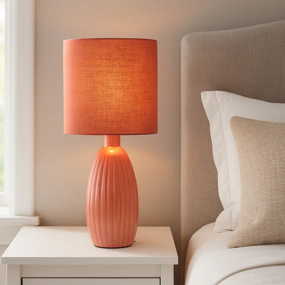 Nora Set of 2 Table Lamp Coral