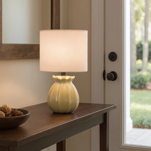 Blossom Set of 2 Table Lamp Mint & White