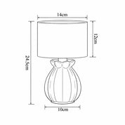 Blossom Set of 2 Table Lamp Mint & White