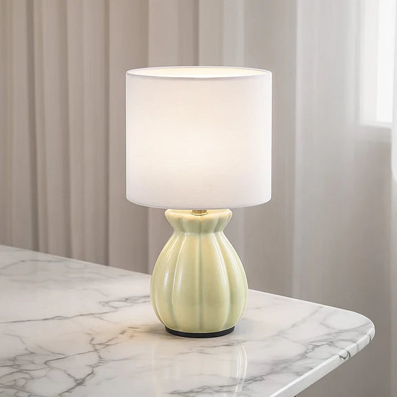Blossom Set of 2 Table Lamp Mint & White
