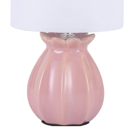 Blossom Set of 2 Table Lamp Blush Pink & White
