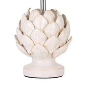 Tasha Artichoke Set of 2 Table Lamp White & Natural
