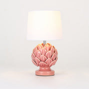 Tasha Artichoke Set of 2 Table Lamp Ivory & Natural