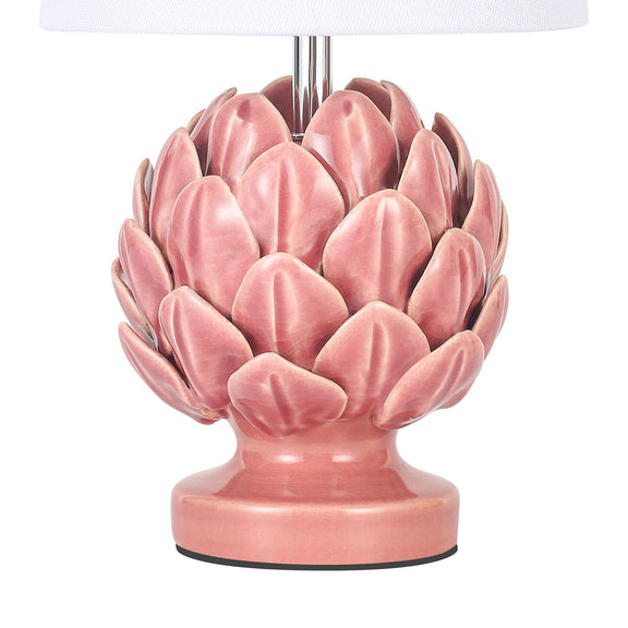 Tasha Artichoke Set of 2 Table Lamp Ivory & Natural
