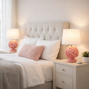 Tasha Artichoke Set of 2 Table Lamp Ivory & Natural