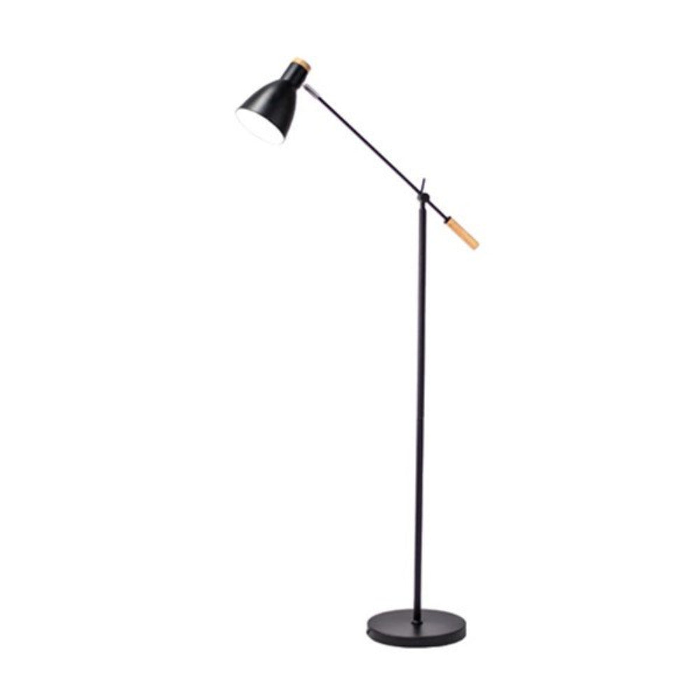 Scandinavian Adjustable Floor Lamp in Black