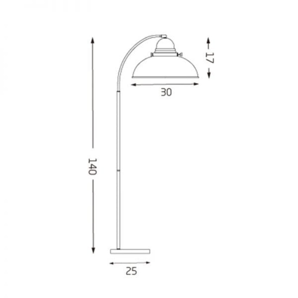 Manor Floor Lamp Antique Copper