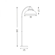 Manor Floor Lamp Antique Copper