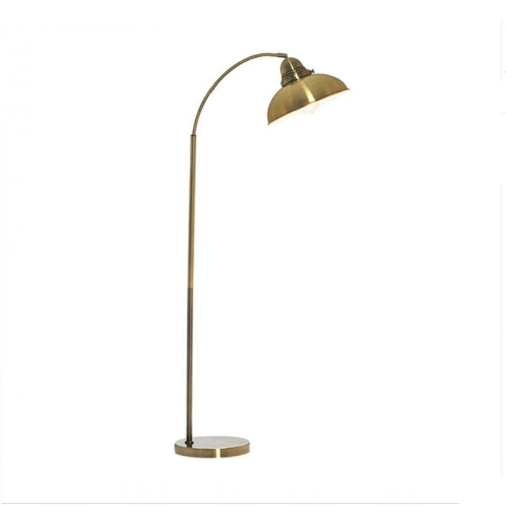 Manor Floor Lamp Weathered Brass